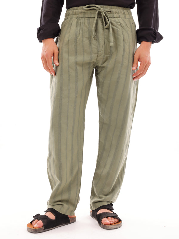 بنطلون رجالي كتان