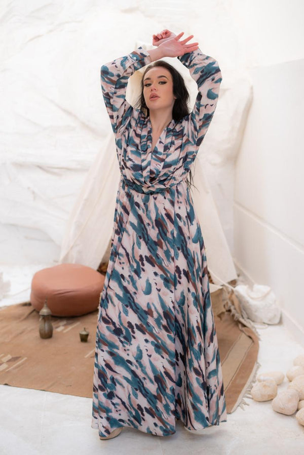 فستان ساتان