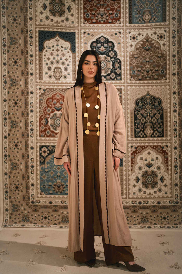 عبايه مفتوحه