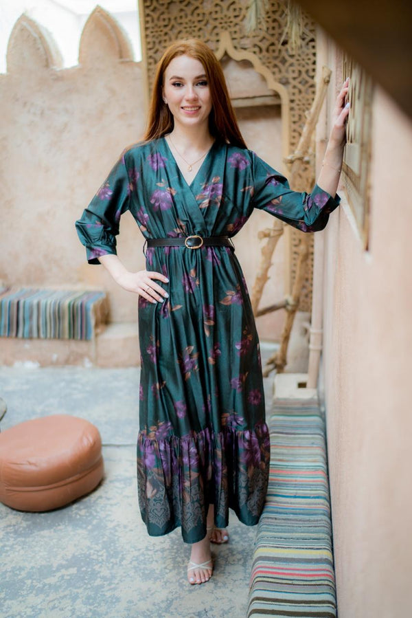 فستان ساتان